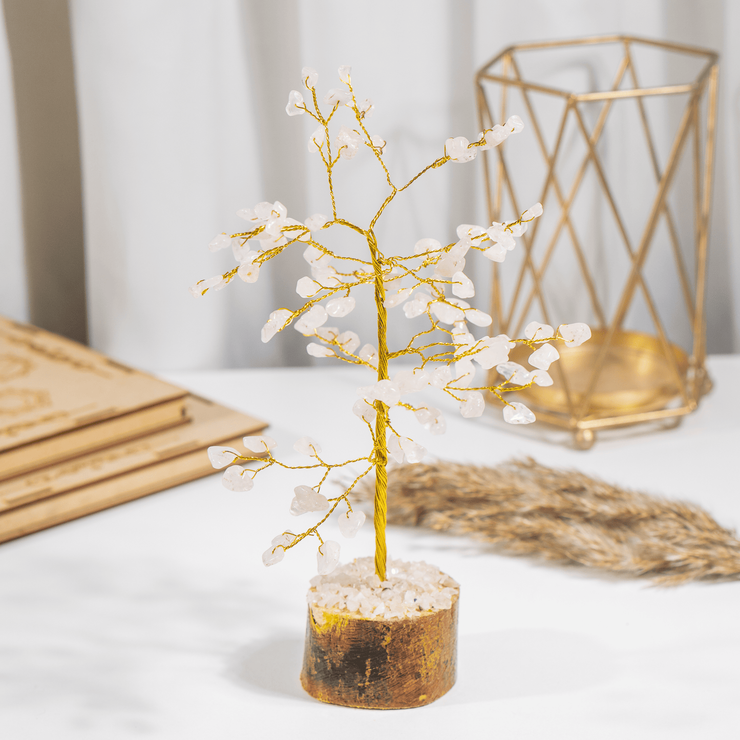 Rose Quartz Crystal Tree
