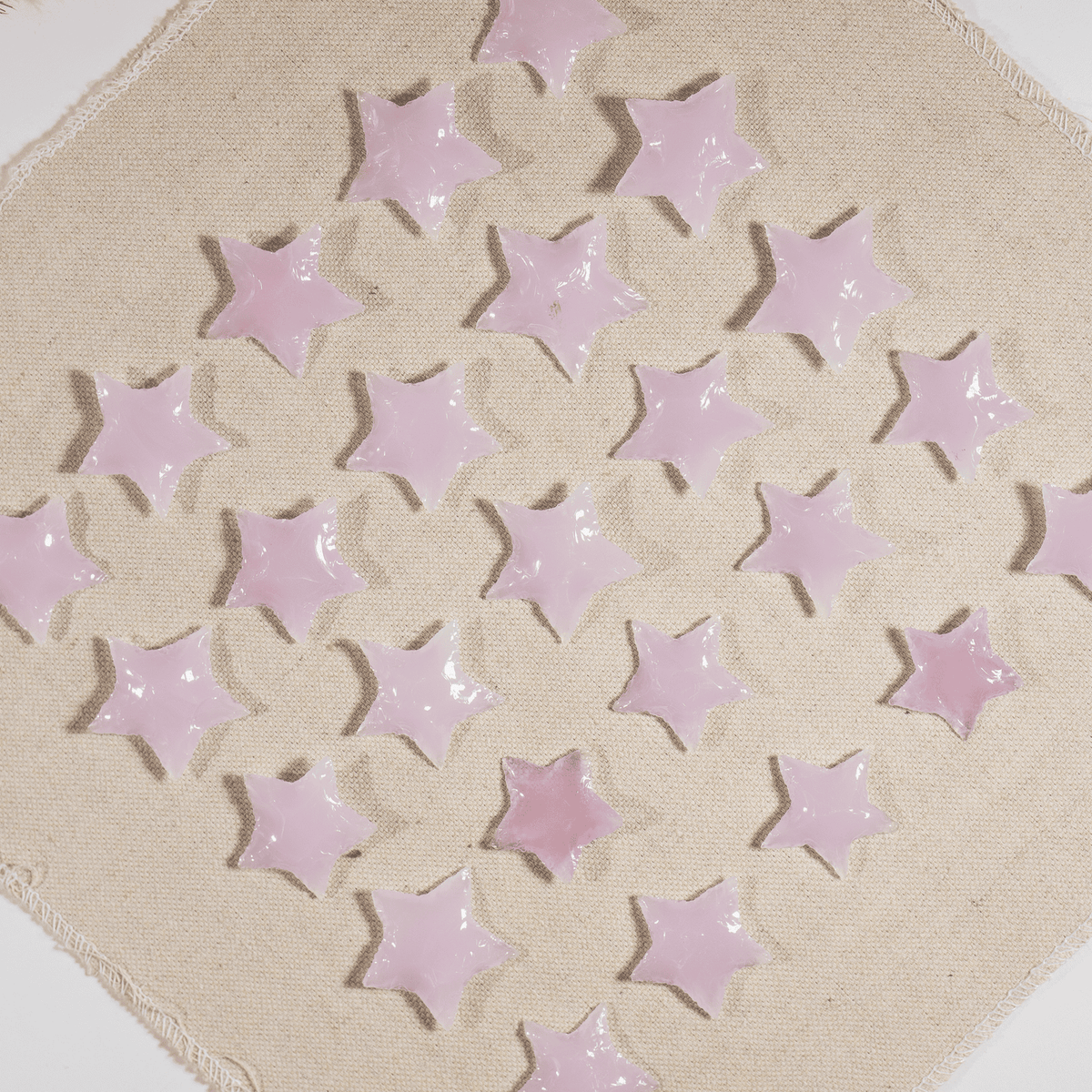 Rose Quartz Flat Stars Arrowhead Point