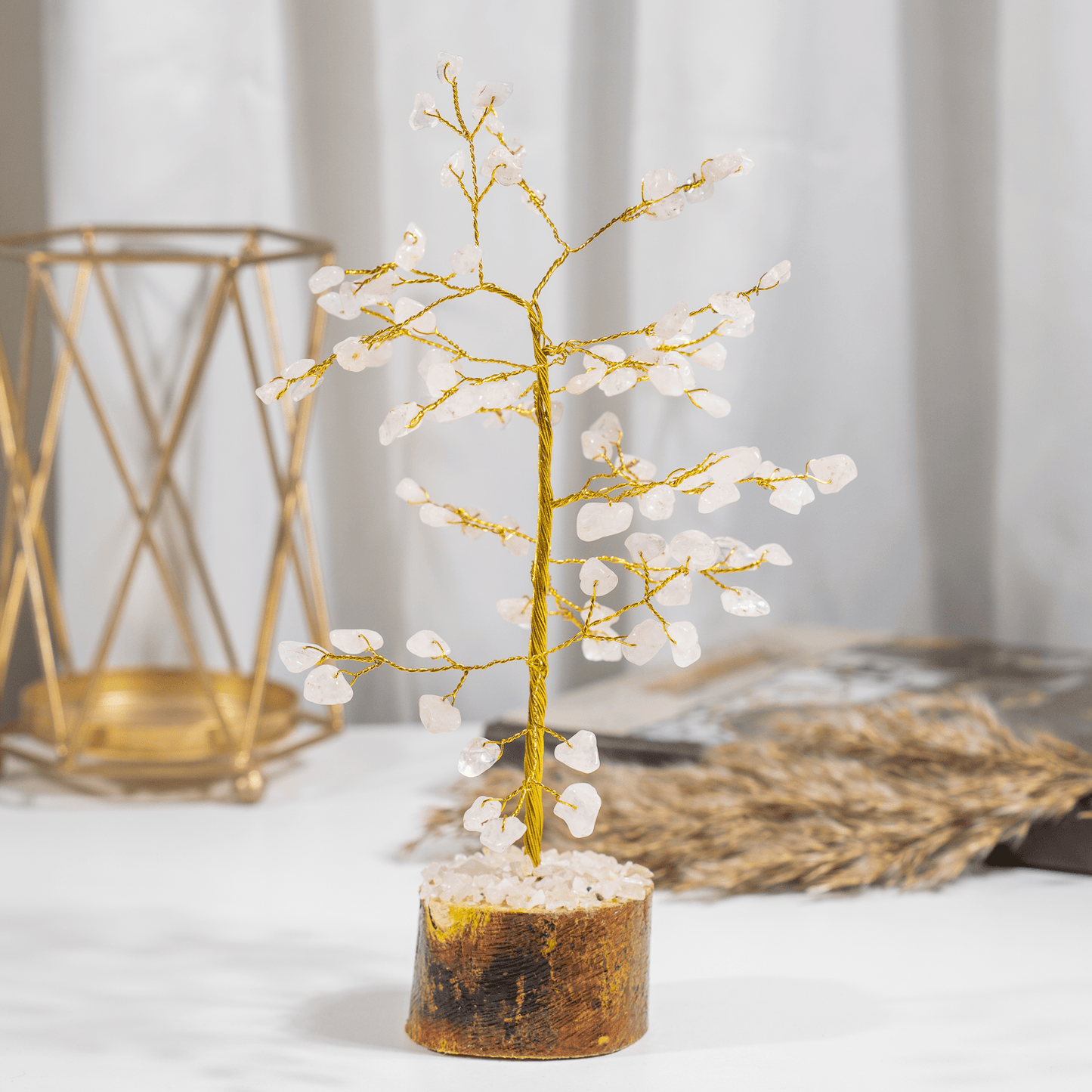 Rose Quartz Crystal Tree