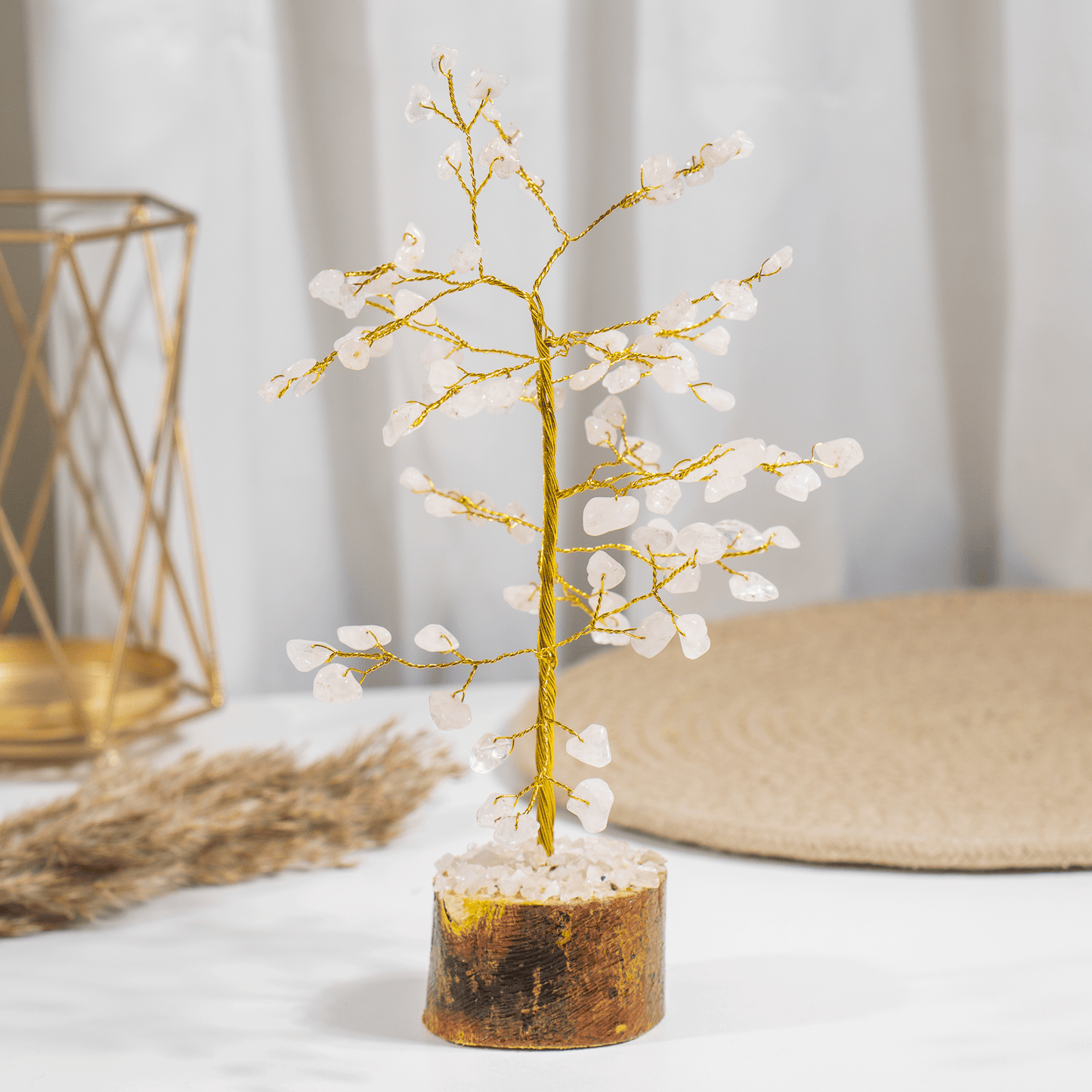 Rose Quartz Crystal Tree