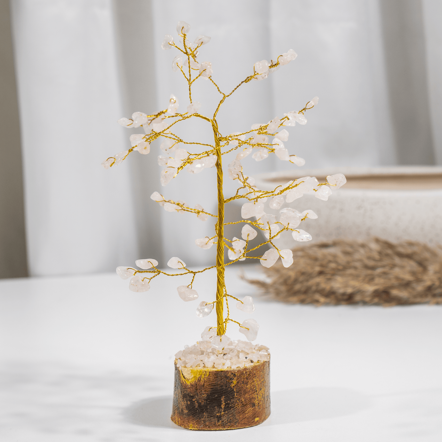 Rose Quartz Crystal Tree