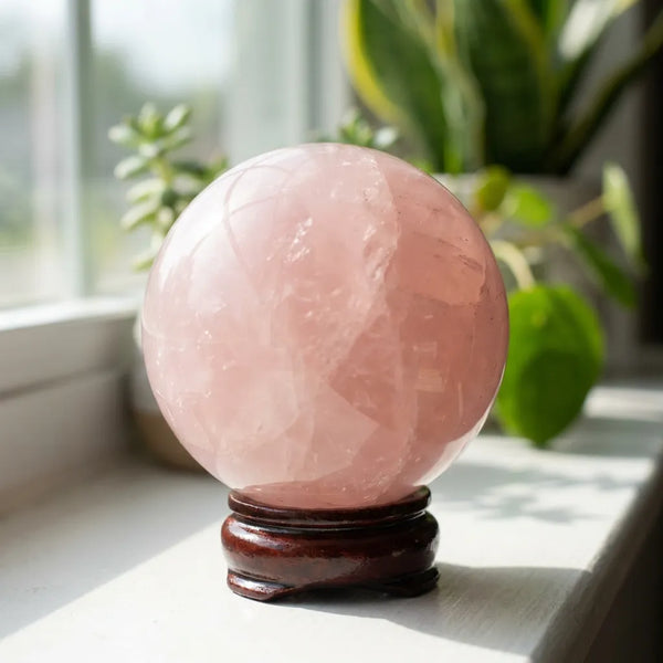 Rose Quartz Spheres