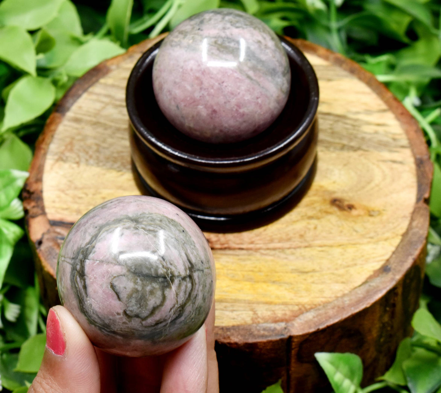 1Kg Rhodonite Sphere