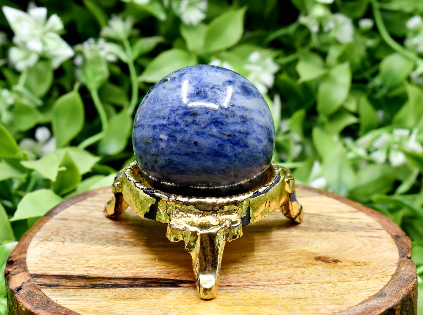 1Pc Sphere Sodalite Crystal Ball | Healing Sphere | Natural Sodalite Sphere | Crystal Healing Ball | Decoration Ball.