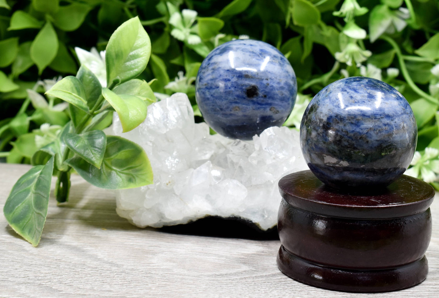 1Pc Sphere Sodalite Crystal Ball | Healing Sphere | Natural Sodalite Sphere | Crystal Healing Ball | Decoration Ball.