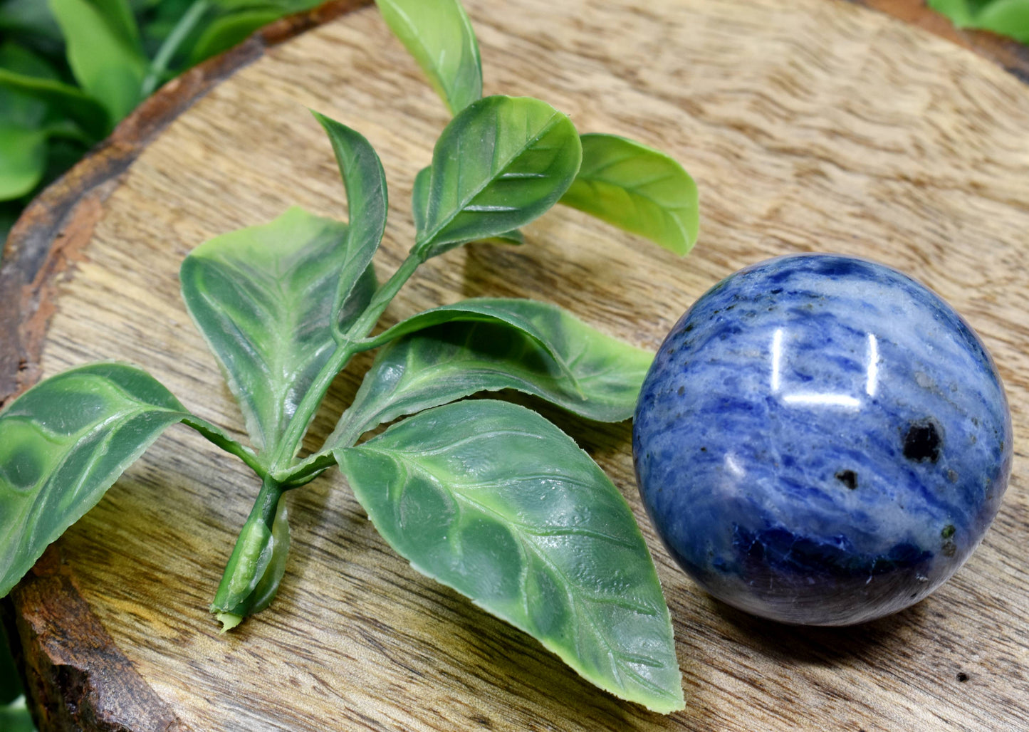 1Pc Sphere Sodalite Crystal Ball | Healing Sphere | Natural Sodalite Sphere | Crystal Healing Ball | Decoration Ball.