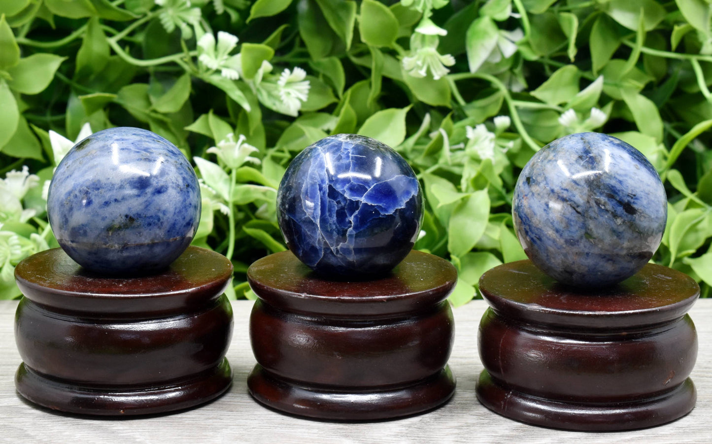 1Pc Sphere Sodalite Crystal Ball | Healing Sphere | Natural Sodalite Sphere | Crystal Healing Ball | Decoration Ball.