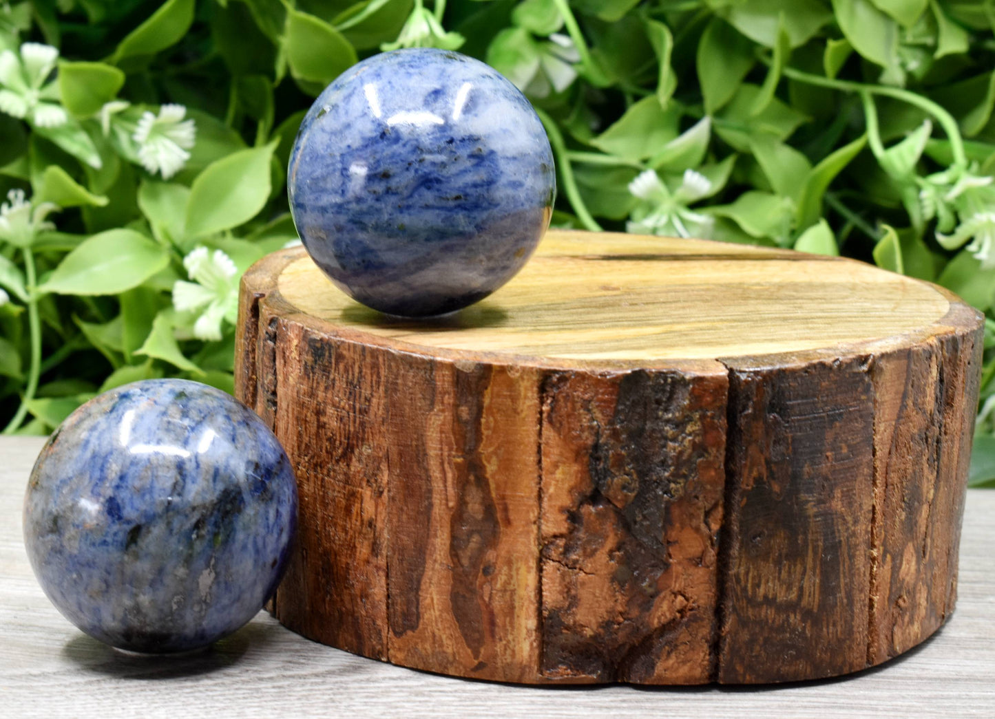 1Pc Sphere Sodalite Crystal Ball | Healing Sphere | Natural Sodalite Sphere | Crystal Healing Ball | Decoration Ball.