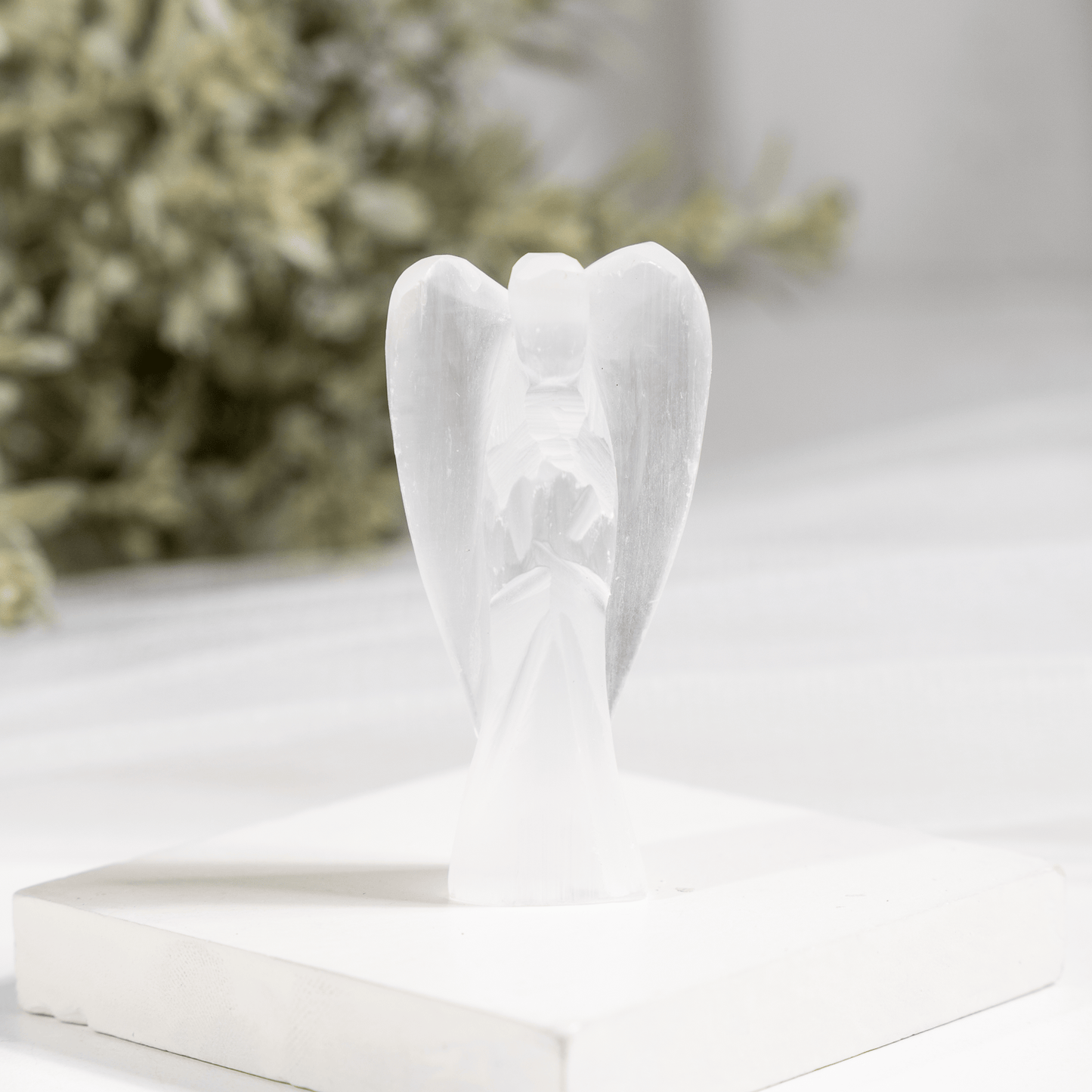 2'' Selenite Angel, Gemstone Peace Angel