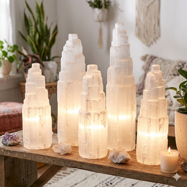 Selenite Lamps