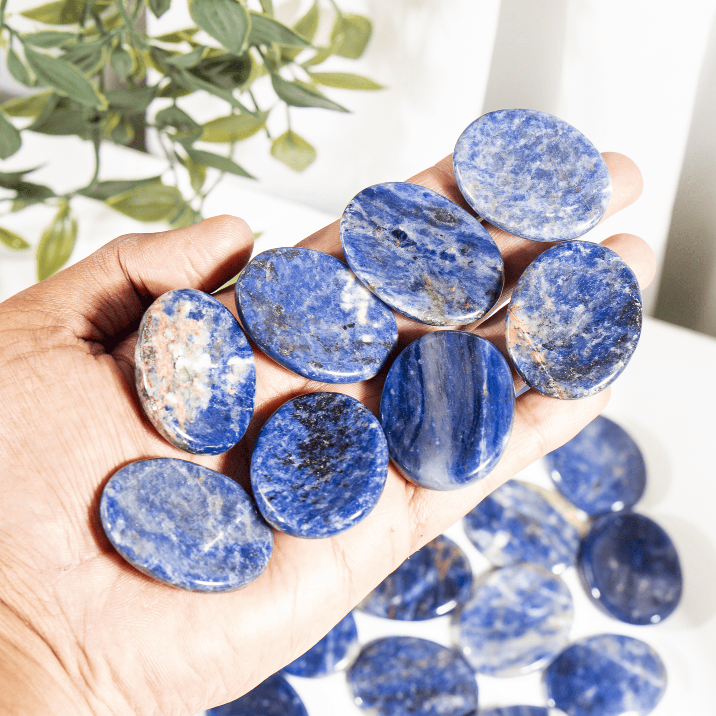 Sodalite Worry Stones