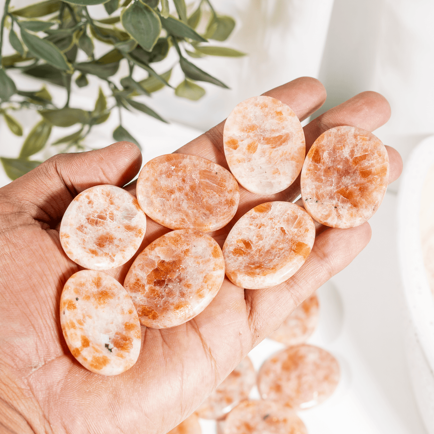 Sunstone Worry Stones