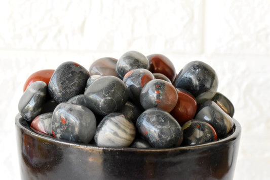 1kg African Bloodstone Tumbled Stones