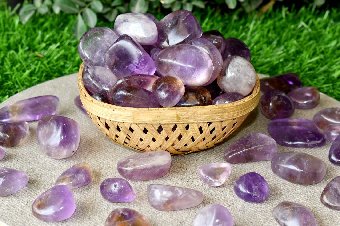 1kg Ametrine Tumbled Stones