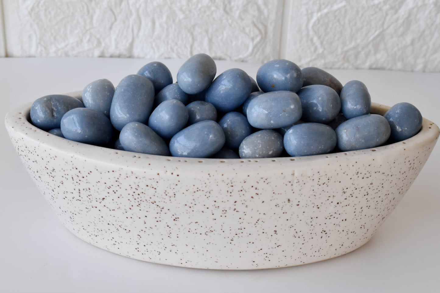 1Kg Angelite Tumbled Stones