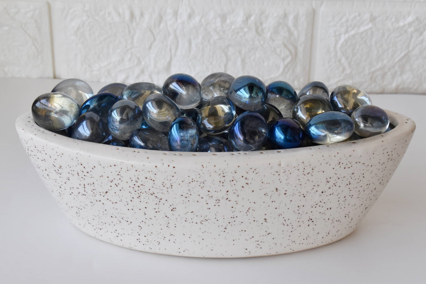 1Kg Aura Quartz Labradorite Tumbled Stones