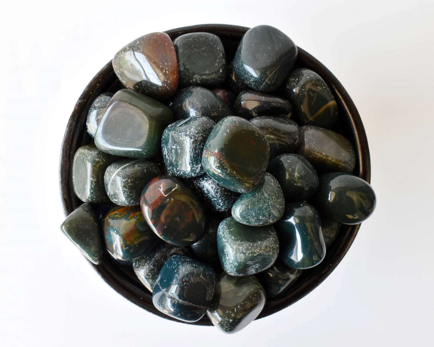 1Kg Bloodstone Tumbled Stones