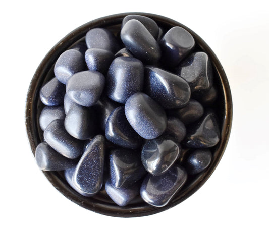 1Kg Blue Sandstone Tumbled Stones