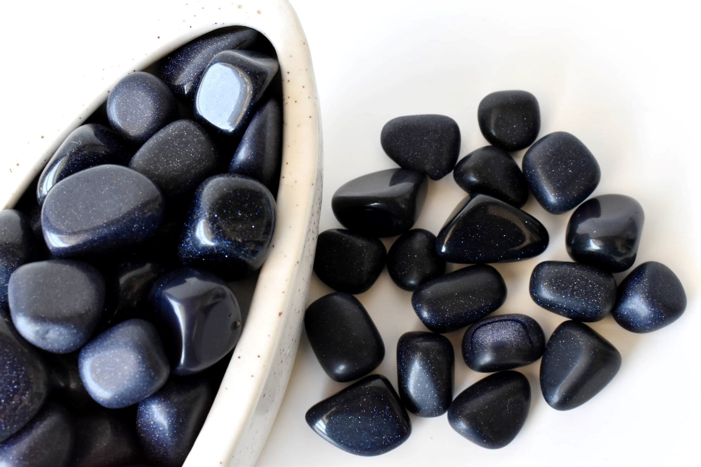 1Kg Blue Sandstone Tumbled Stones