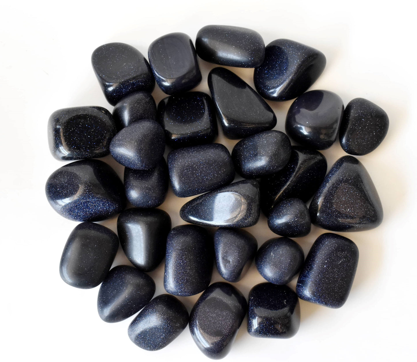 1Kg Blue Sandstone Tumbled Stones
