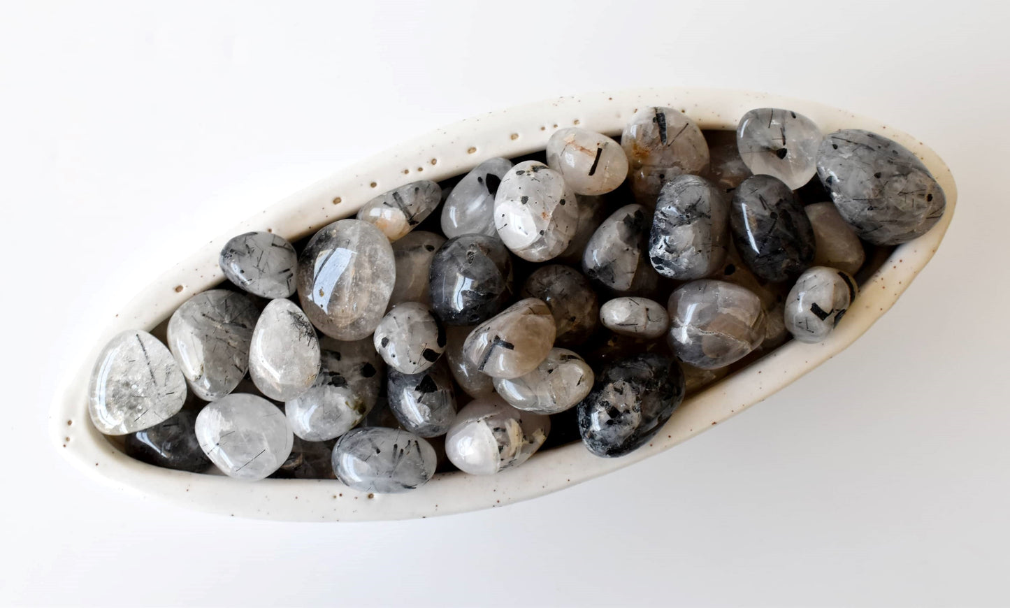 1Kg Black Rutile Tumbled Stones