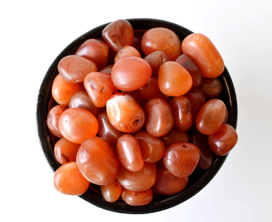 1Kg Carnelian Tumbled Stones