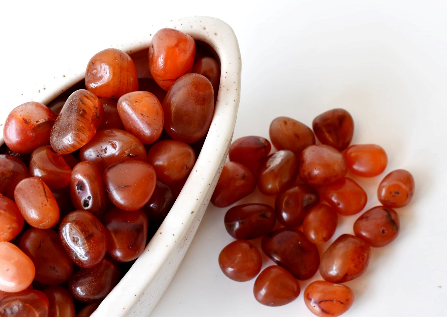 1Kg Carnelian Tumbled Stones