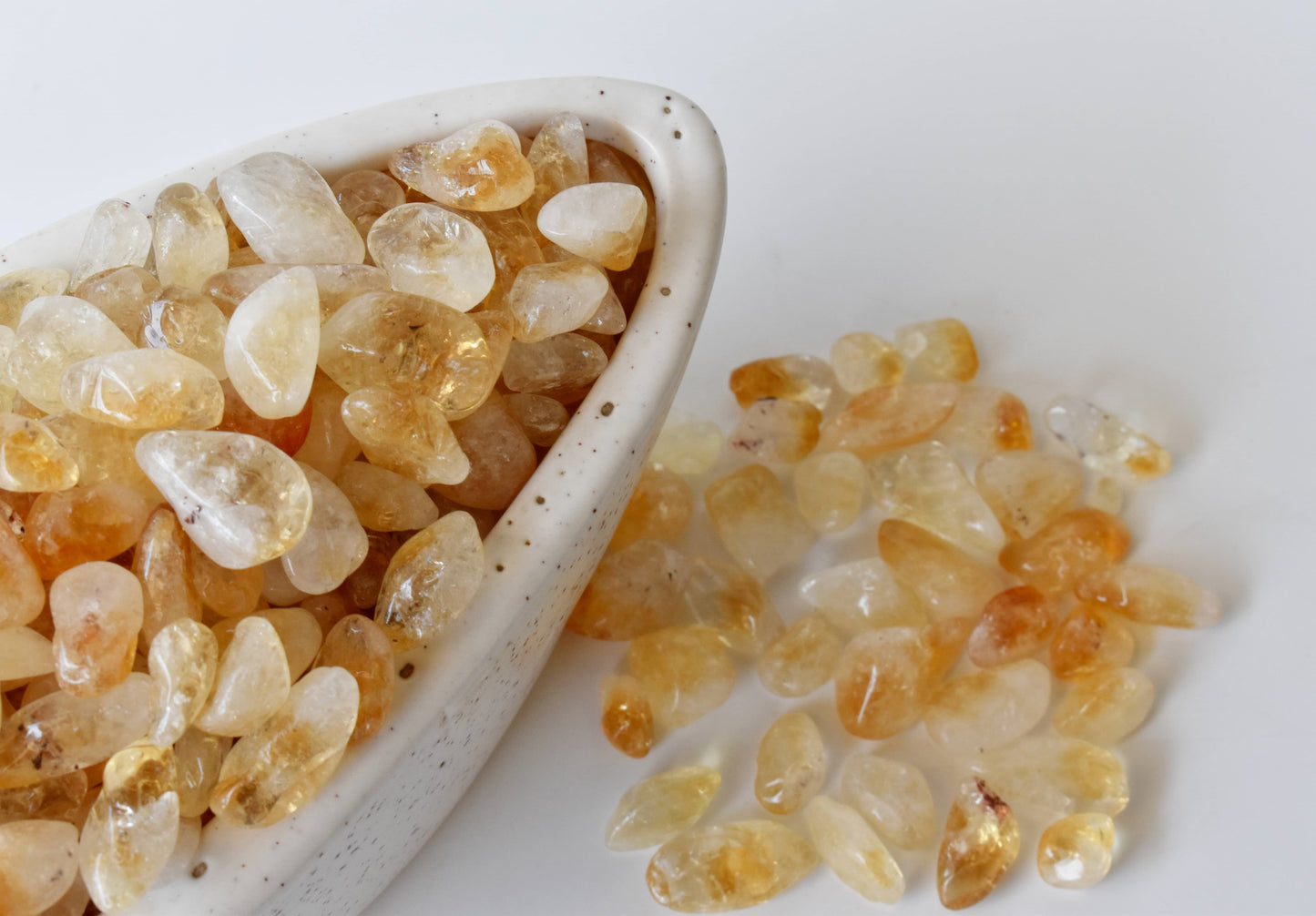 1Kg Citrine Tumbled Stones