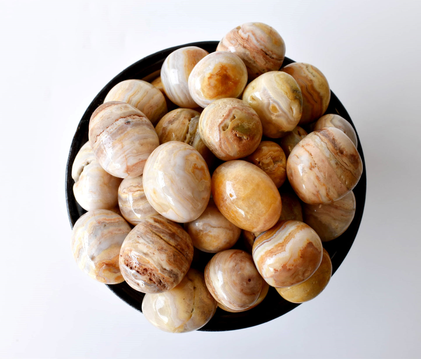 1Kg Crazy Lace Agate Tumbled Stones