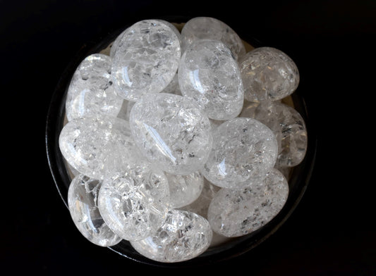 1Kg Crack Crystal Tumbled Stones