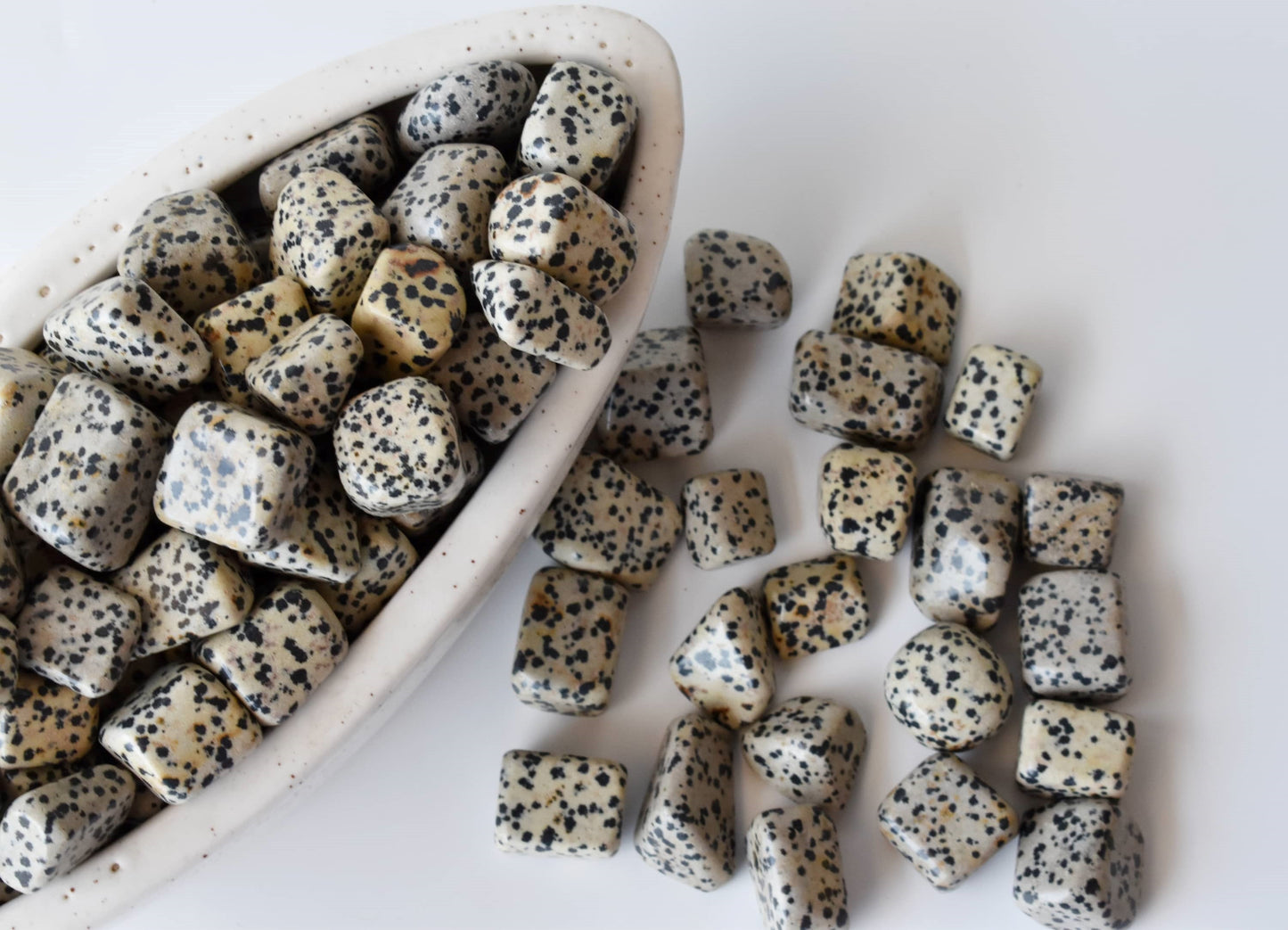 1Kg Dalmatian Jasper Tumbled Stones