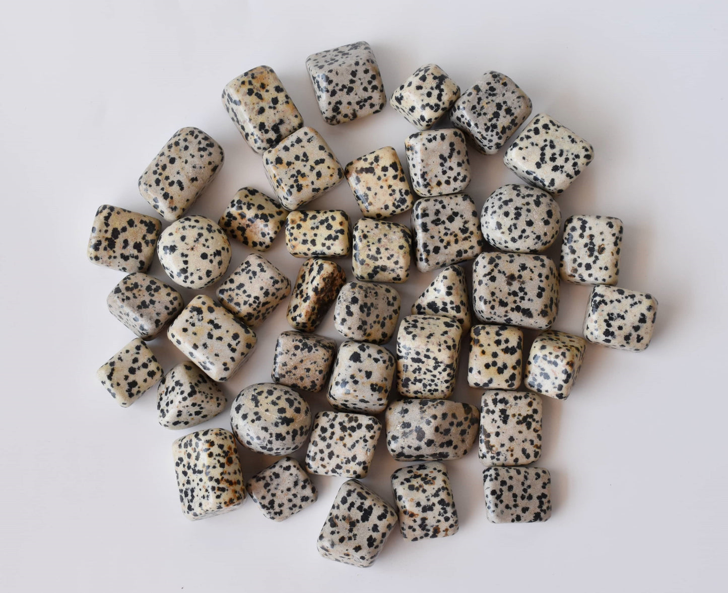 1Kg Dalmatian Jasper Tumbled Stones