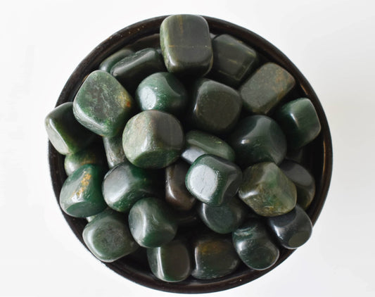 1Kg Green Jade Tumbled Stones