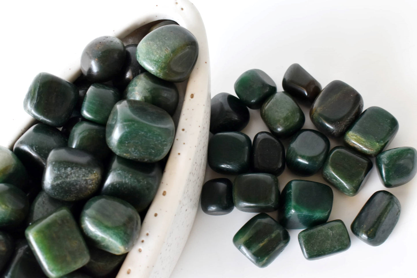 1Kg Green Jade Tumbled Stones