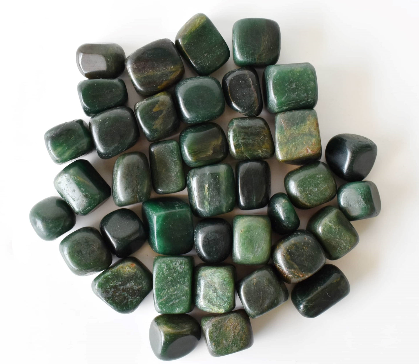 1Kg Green Jade Tumbled Stones