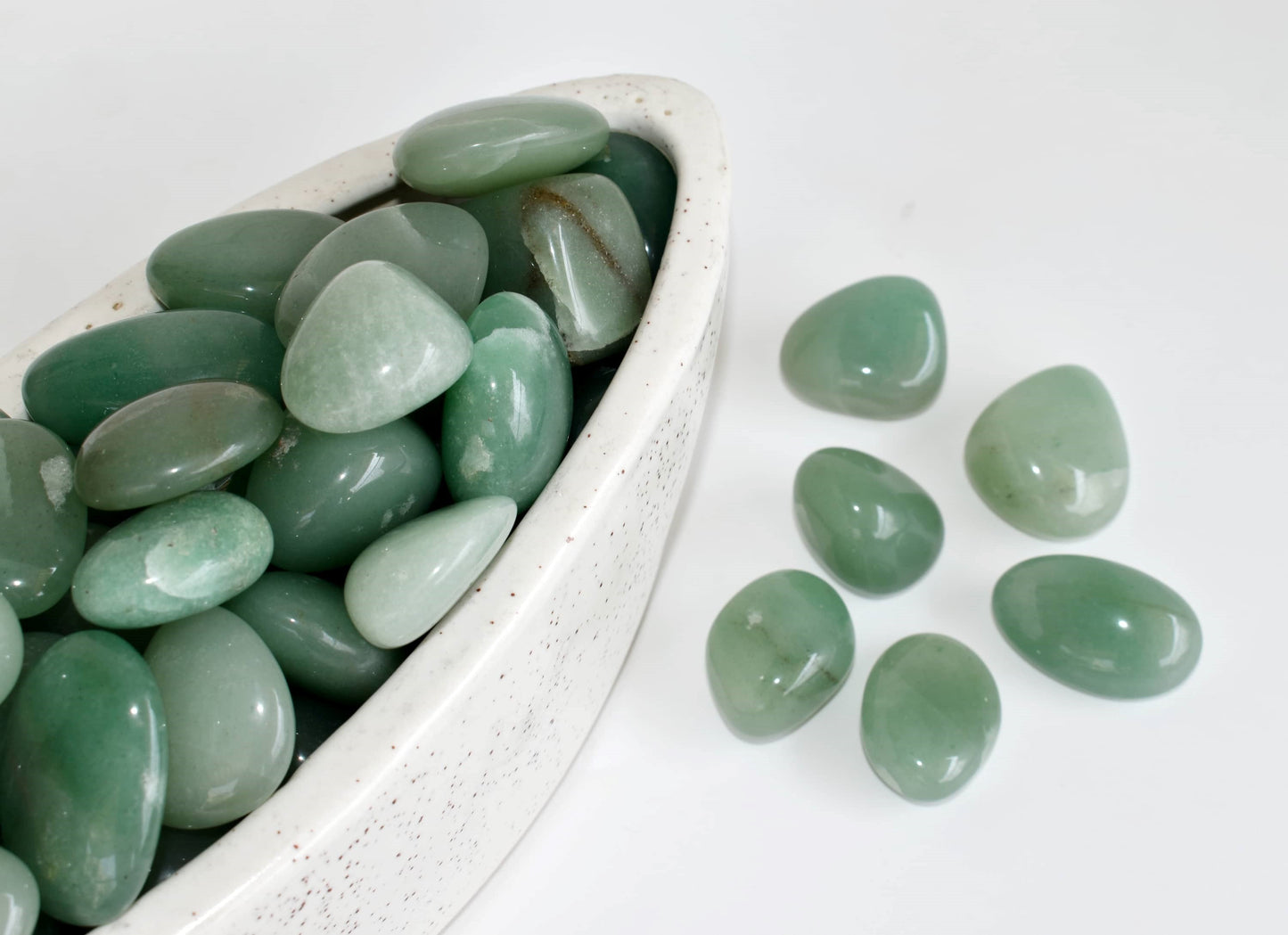 1Kg Green Aventurine Tumbled Stones