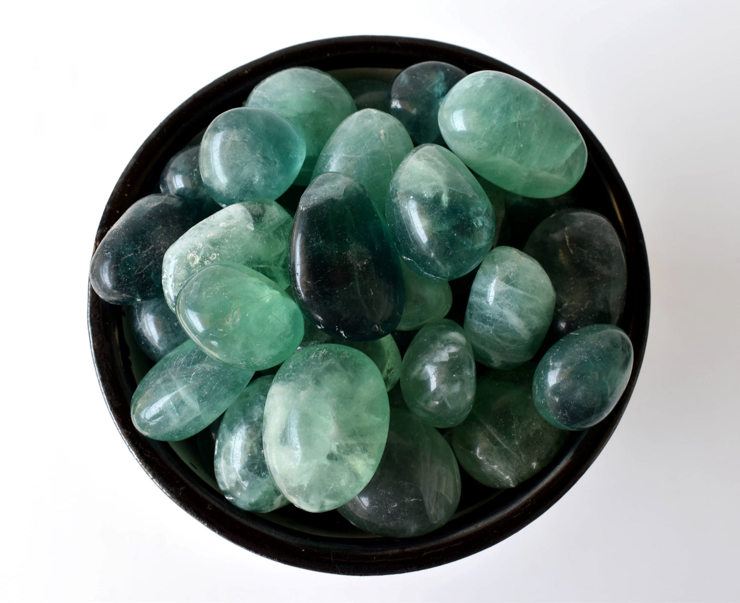 1Kg Green Fluorite Tumbled Stones