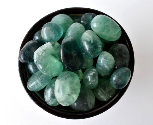 1Kg Green Fluorite Tumbled Stones