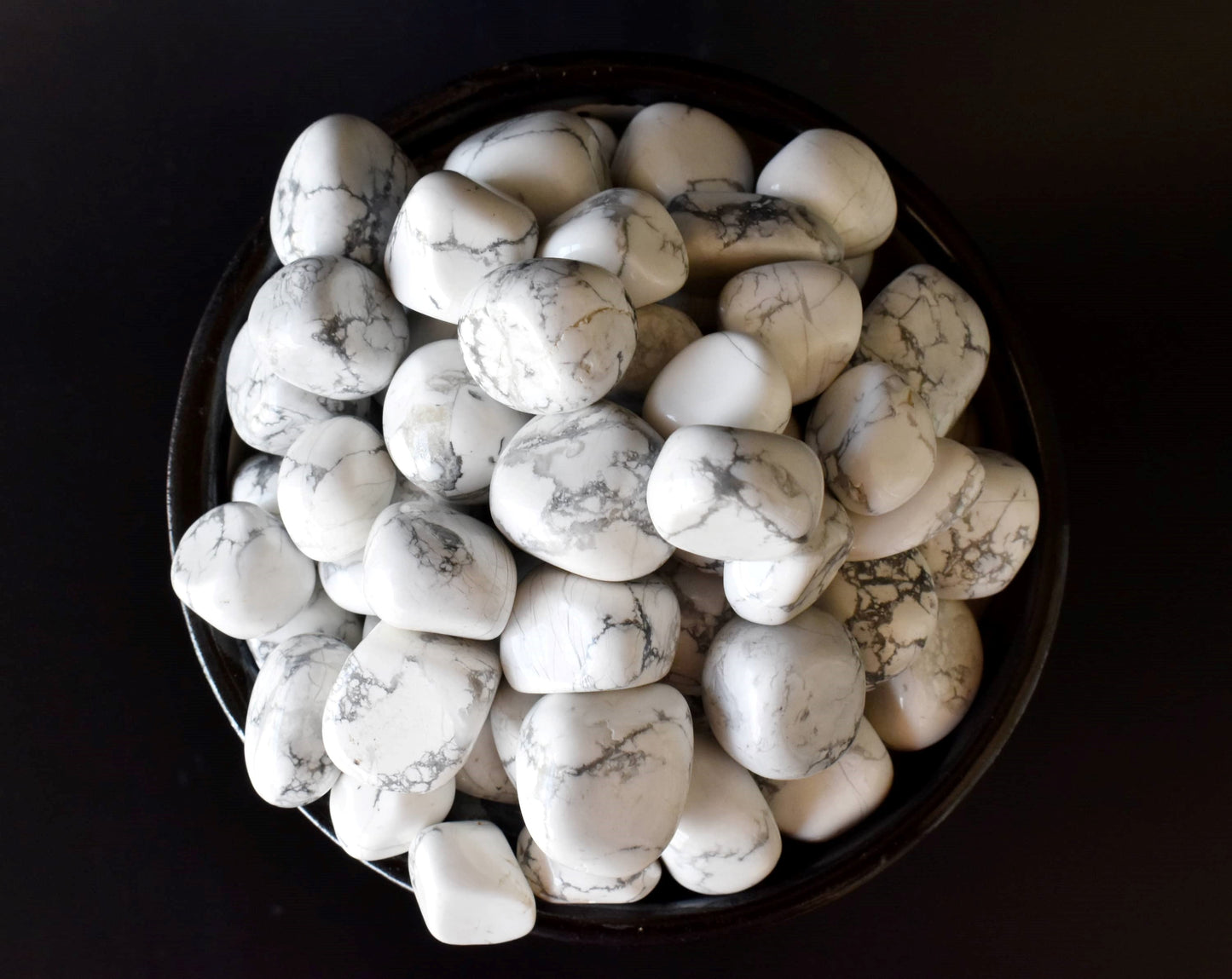 1Kg Howlite Tumbled Stones