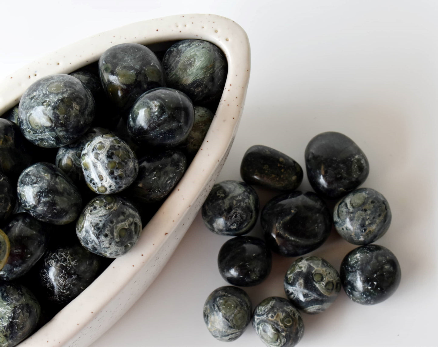 1Kg Kambaba Jasper Tumbled Stones