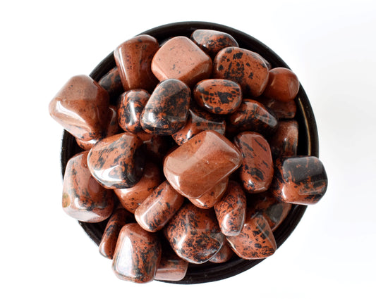 1Kg Mahogany Obsidian Tumbled Stones