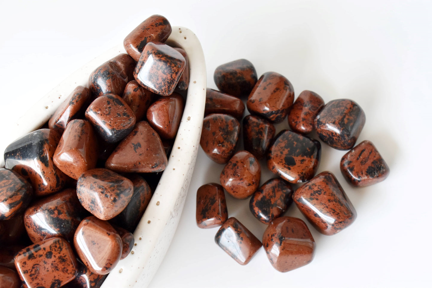 1Kg Mahogany Obsidian Tumbled Stones