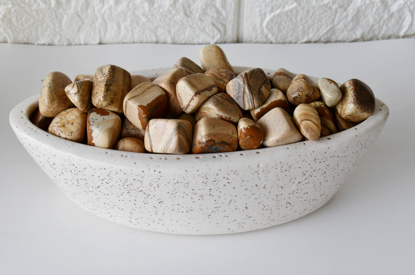 1Kg Picture Jasper Tumbled Stones