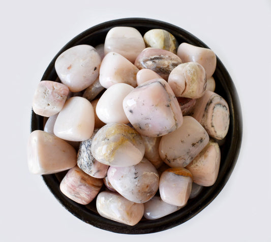 1Kg Pink Opal Tumbled Stones