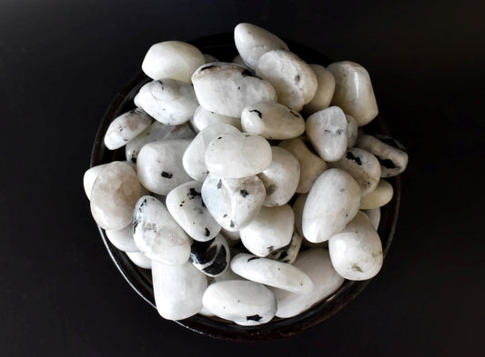 1Kg Rainbow Moonstone Tumbled Stones