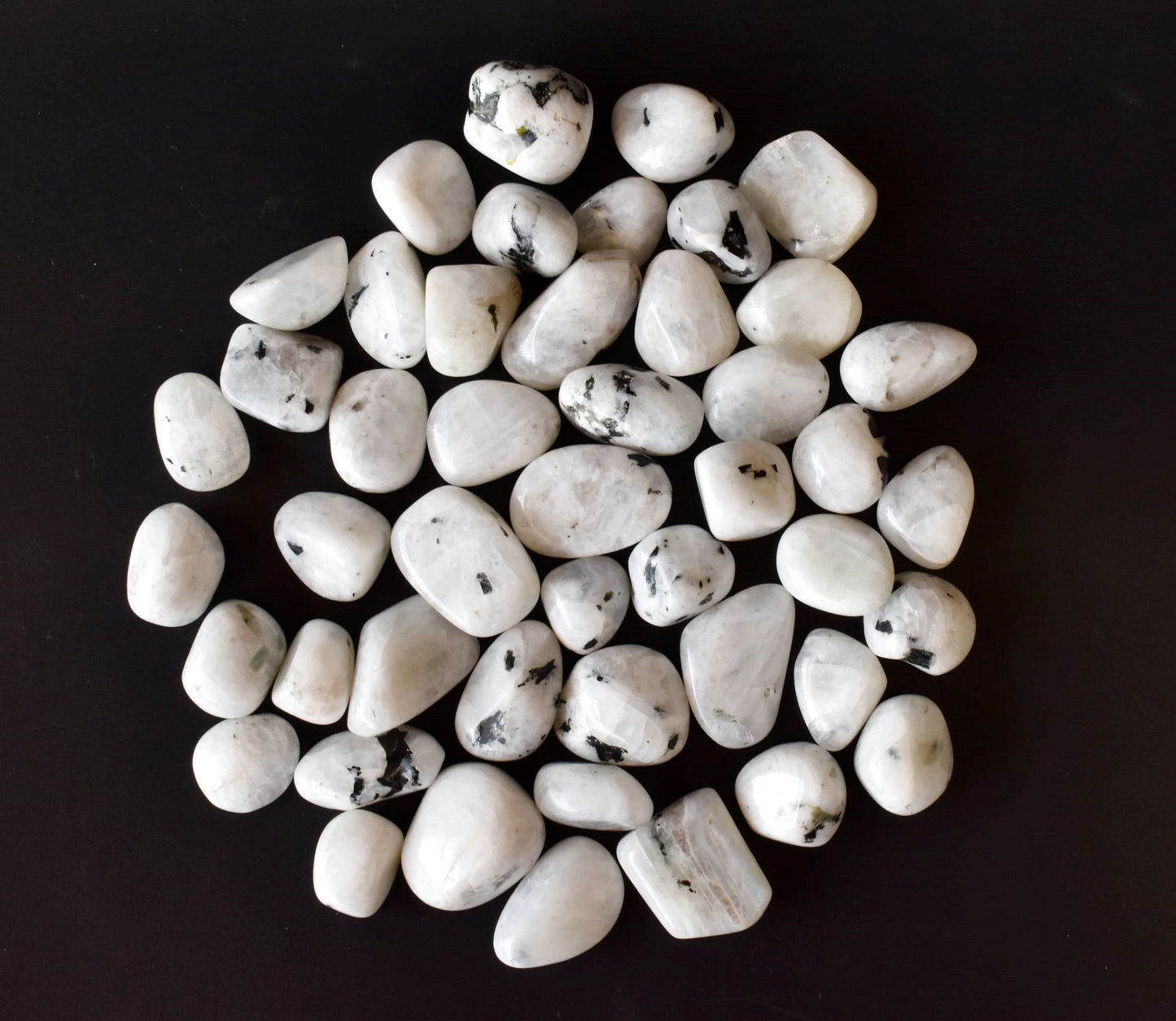 1Kg Rainbow Moonstone Tumbled Stones