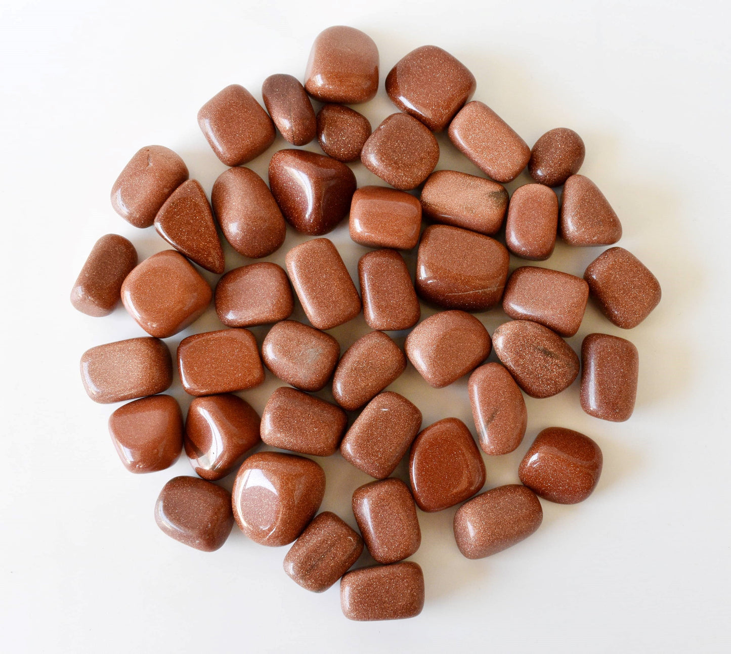1Kg Red Sandstone Tumbled Stones