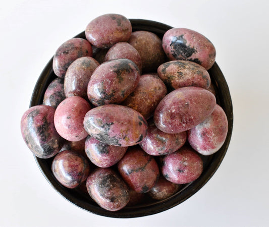 1Kg Rhodonite Tumbled Stones