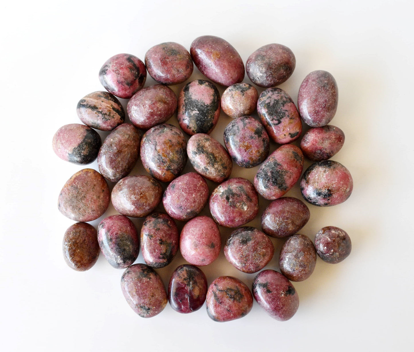 1Kg Rhodonite Tumbled Stones