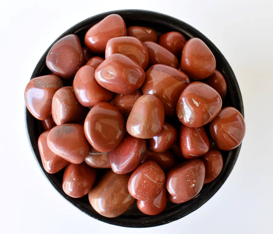 1Kg Red Jasper Tumbled Stones